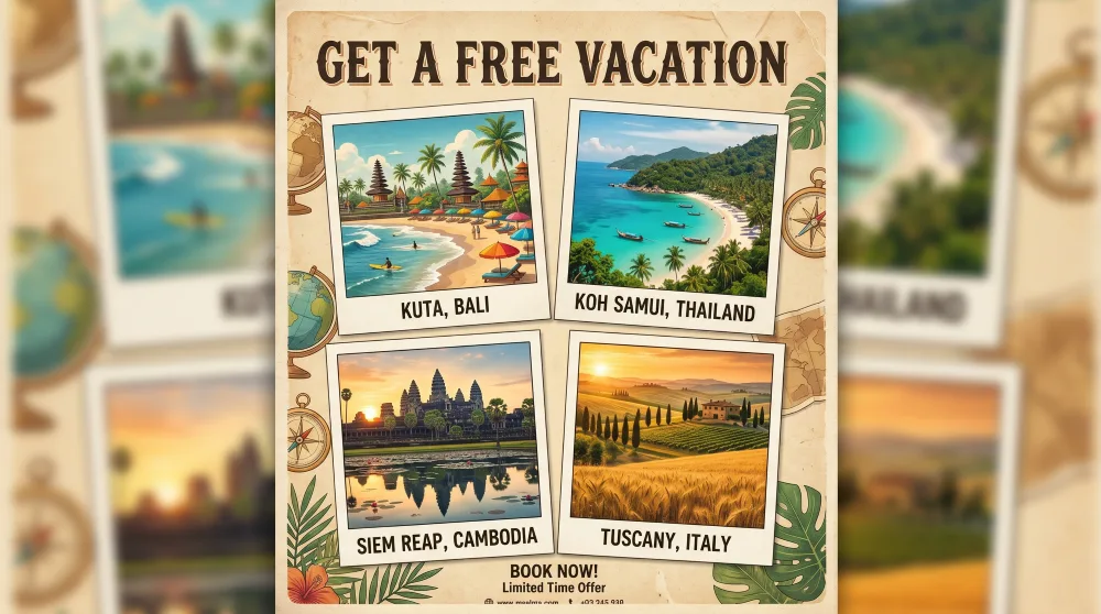 Free Vacation Offer Web